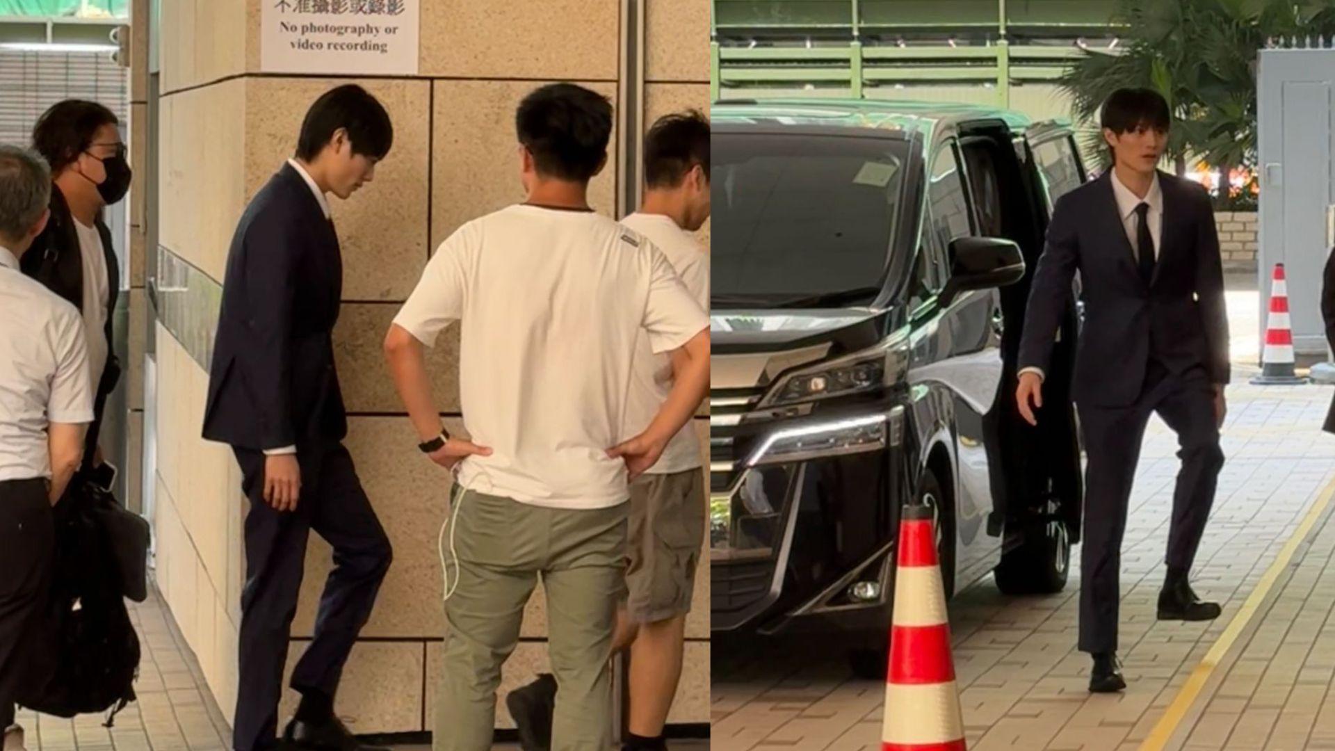 上村謙信非禮案今日有結果 下午現身法院變紙板人