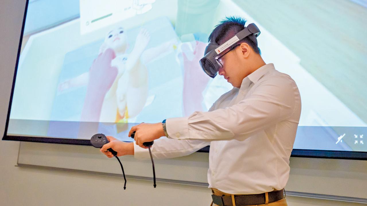引VR技術培訓照顧早產嬰 中大︰提升成效及技能