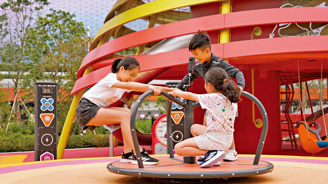 啟德體育園戶外設施登場 五行童樂園今開放