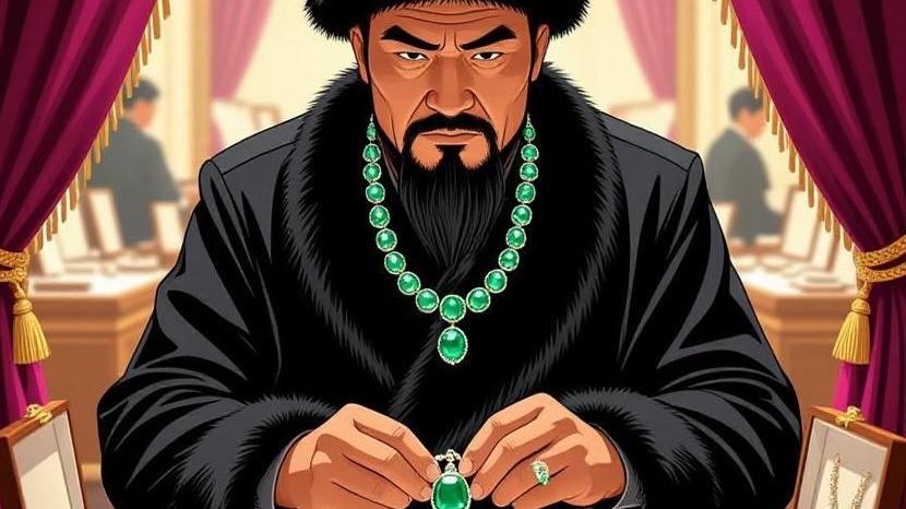 蒙古男子涉偷竊珠寶在日本被捕。(AI製圖)