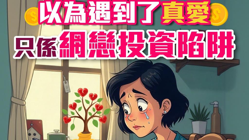 47歲女網戀遇「殺豬盤」，兩周失30萬兼欠債160萬。(守網者Facebook)