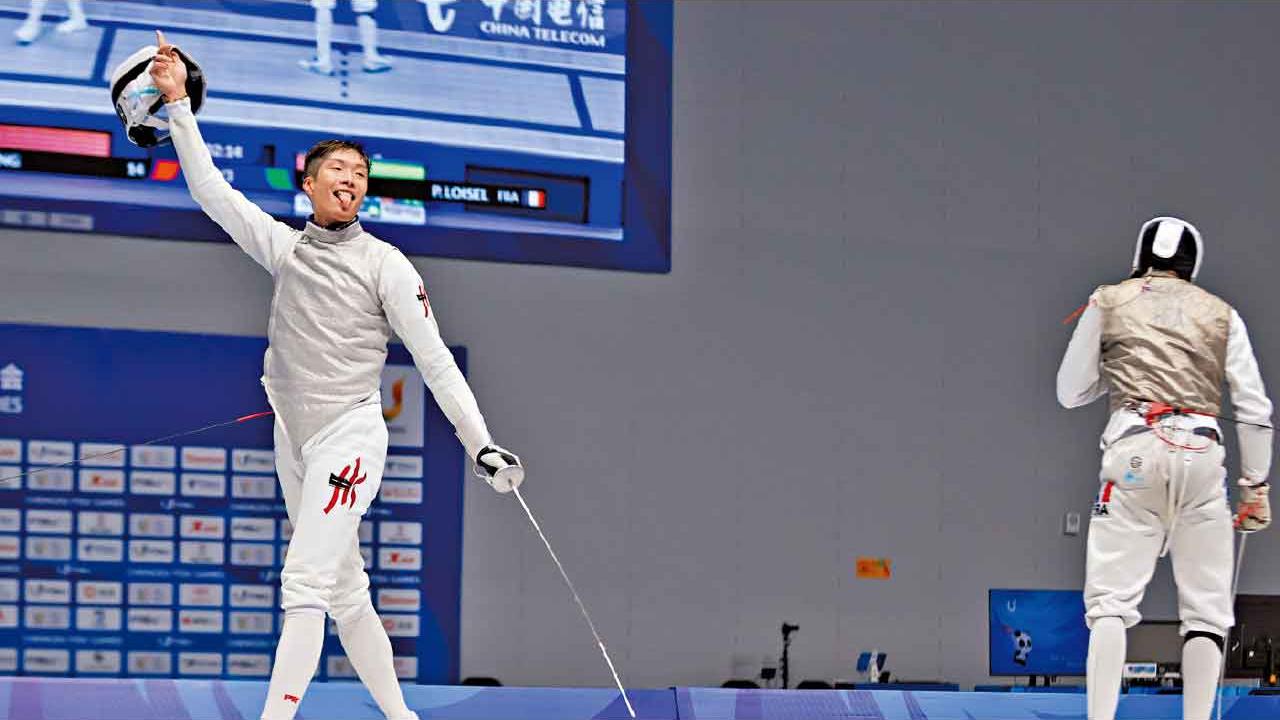 青途8.26辦全運劍擊表演賽 張家朗故宮博物館對壘法國老對手