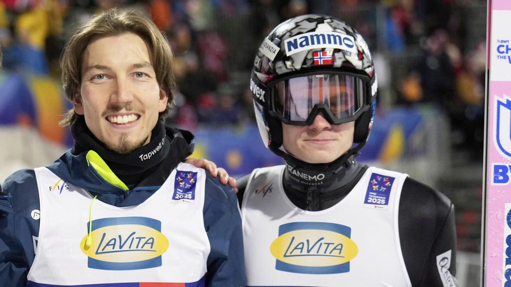 涉在服裝出術的兩名挪威選手科芬治與連迪域。(美聯社)