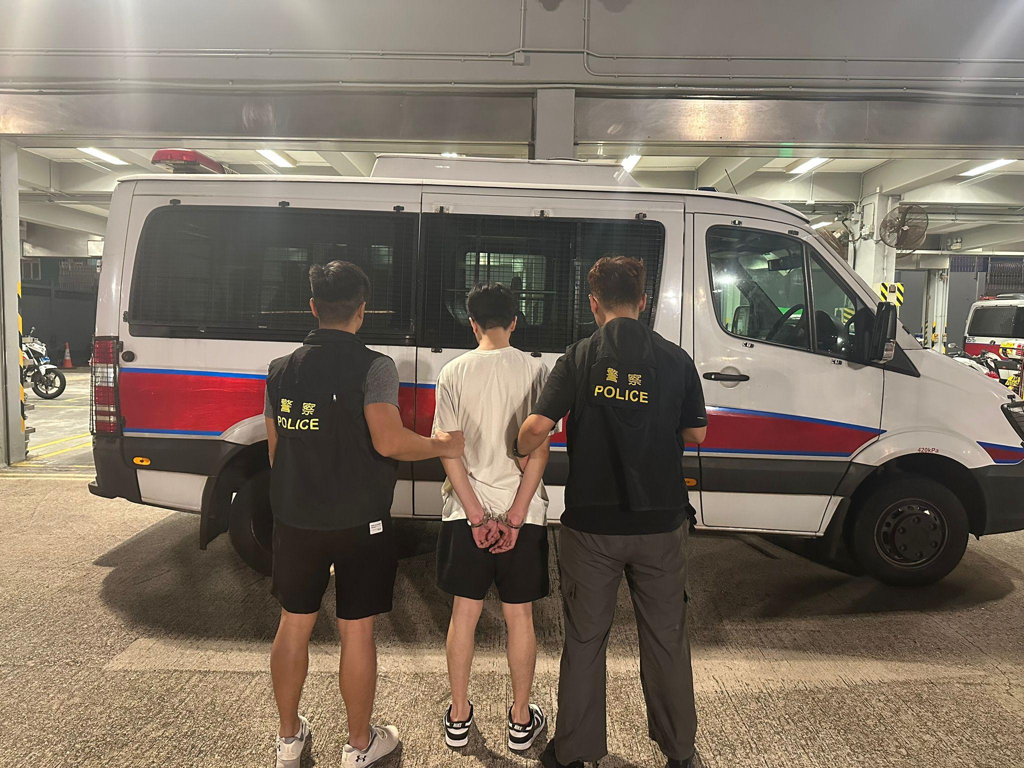 警深水埗掃毒檢3.3萬元K仔可卡因 29歲男被捕