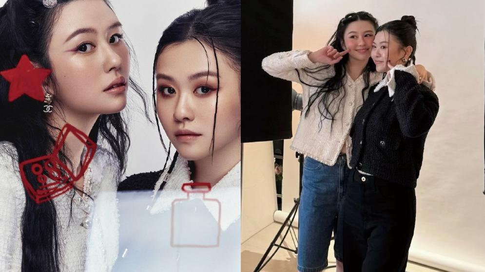 沈月 沈日首次姊妹檔 為CHANEL拍攝全新美妝廣告