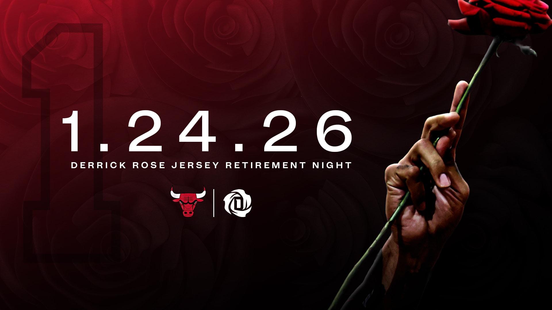 芝加哥公牛在1月14日為戴歷路斯舉行球衣榮休。(公牛官網)