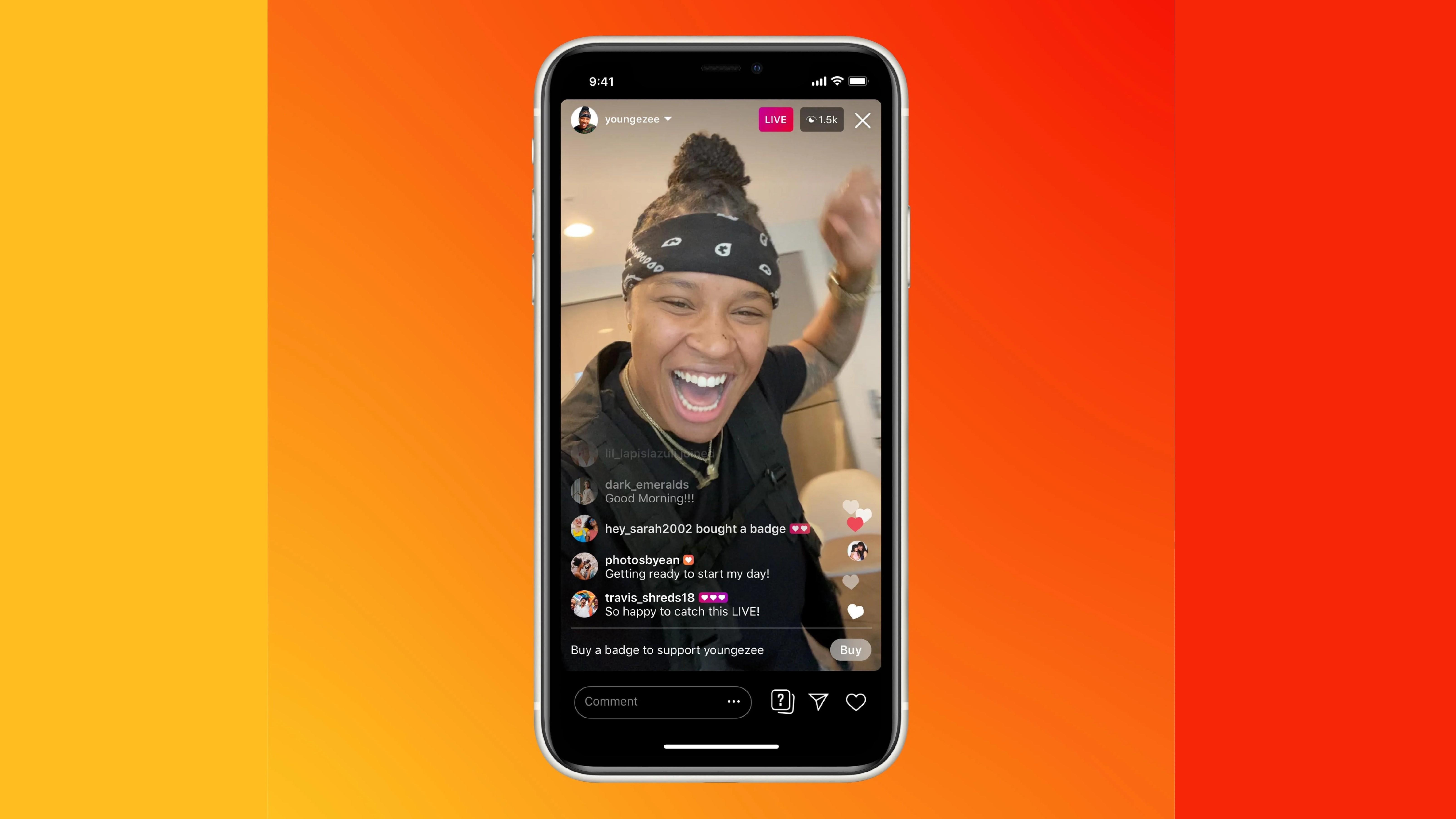 IG粉絲少於1000人將無法進行影片直播。