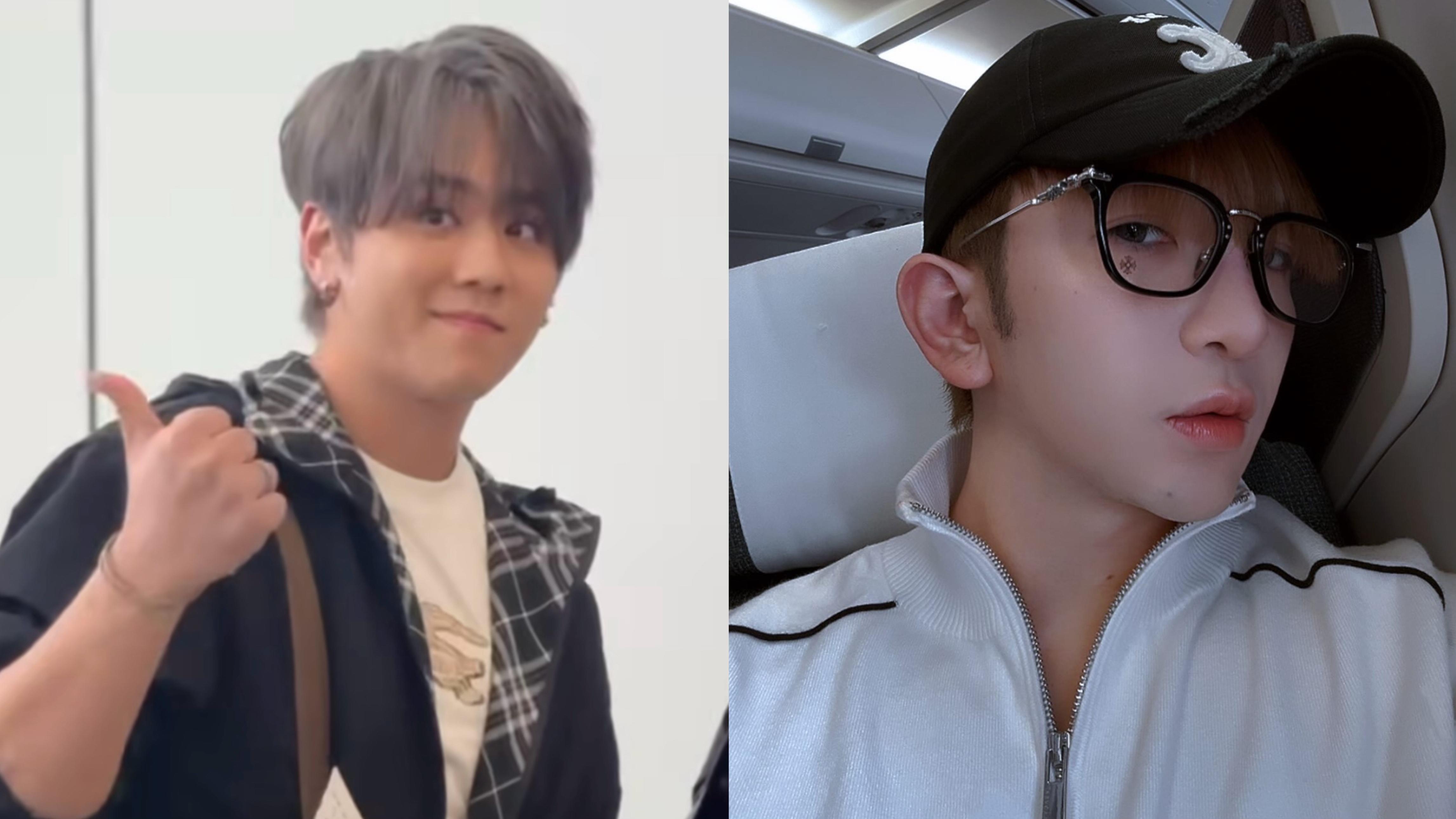 盧瀚霆姜濤現身機場 設雙通道免「姜神」粉絲爭位