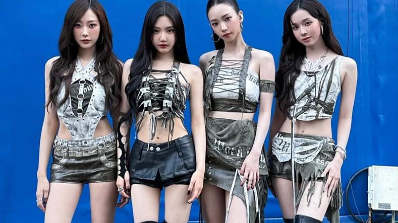 aespa新專輯《Rich Man》微電影預告 4成員玩人肉保齡球
