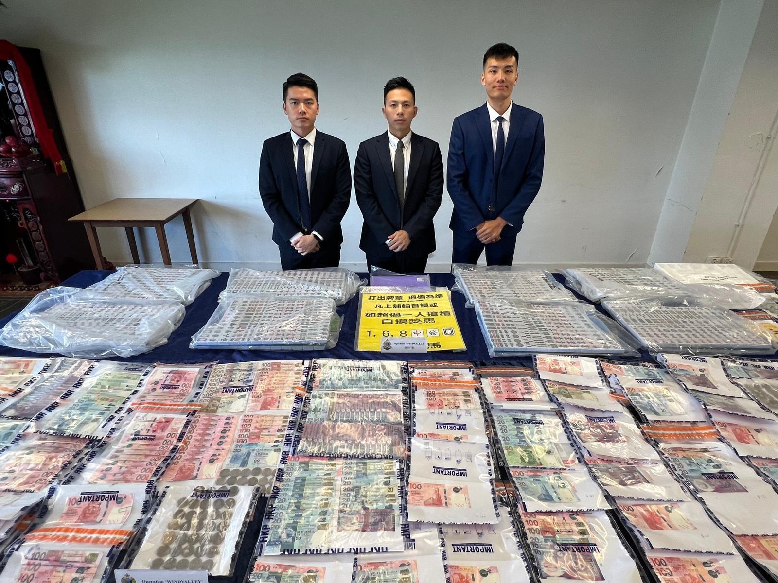 警反黑搗17非法賭檔拘208人，有業主3度收警告信仍開業。