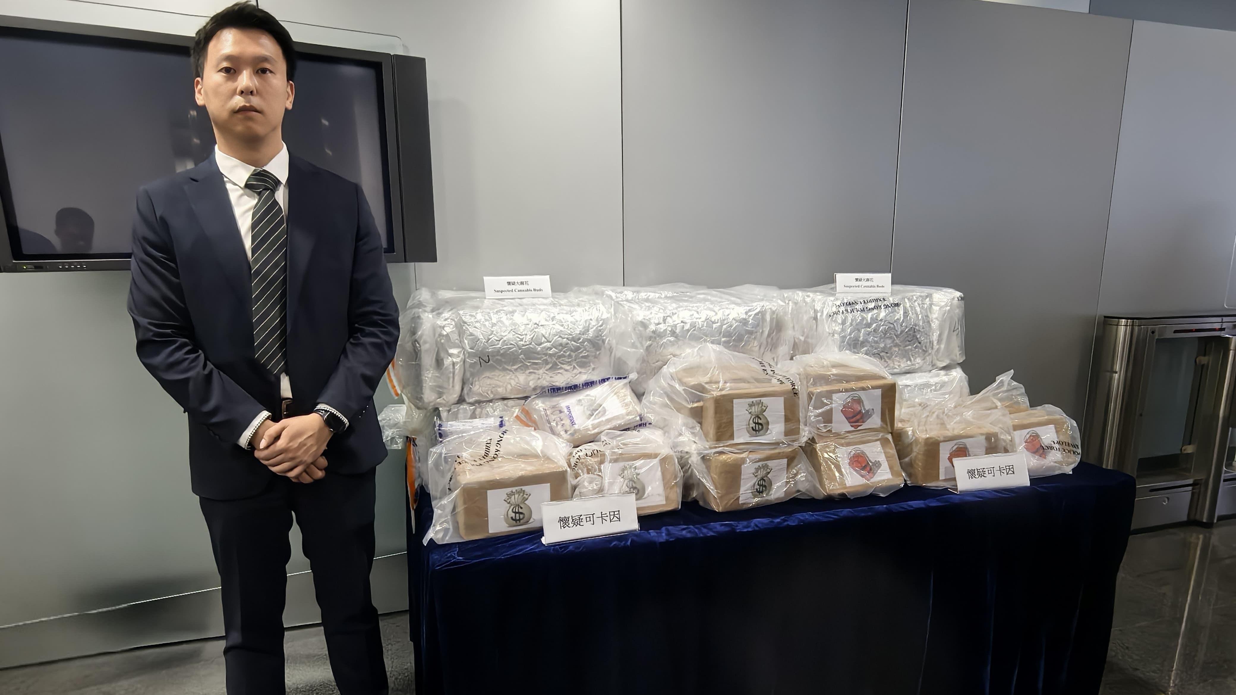 元朗鐵皮屋地下暗格藏毒 市值約3000萬元