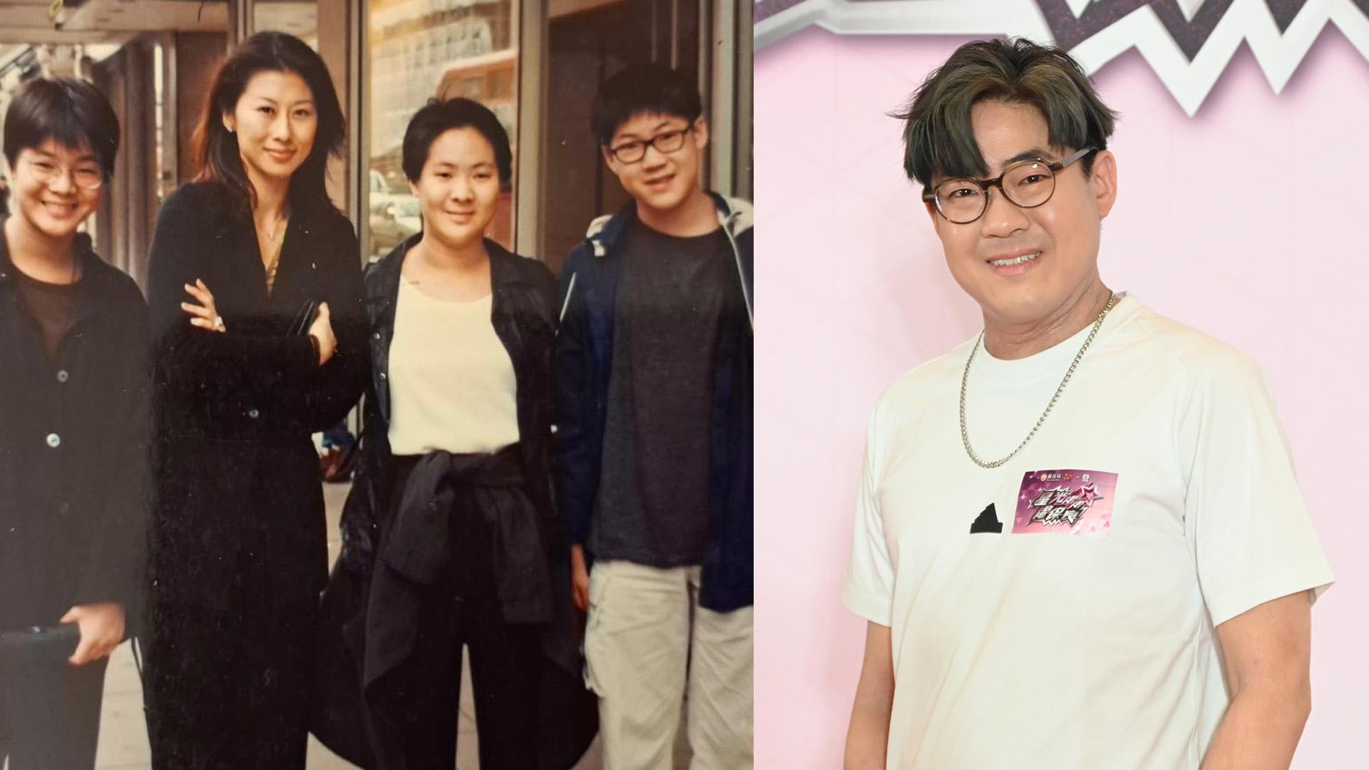 羅啟豪同葉蒨文好有淵 兒時英國街頭遇偶像即合照