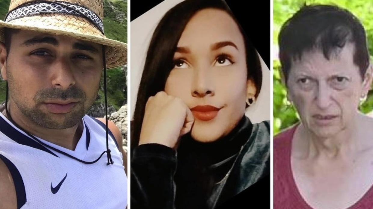 左至右：死者亞歷山德羅、死者女友蒙薩爾沃、死者母親費尼耶。(互聯網)