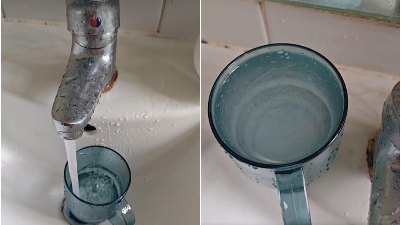 啟德德朗邨食水出現白色漂浮物 水務署：或為常見礦物質 水質符合標準 (有片)