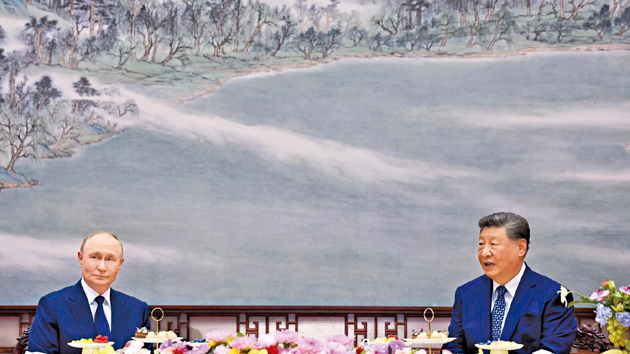 與普京雙邊會談 習近平：中俄樹立了大國關係典範