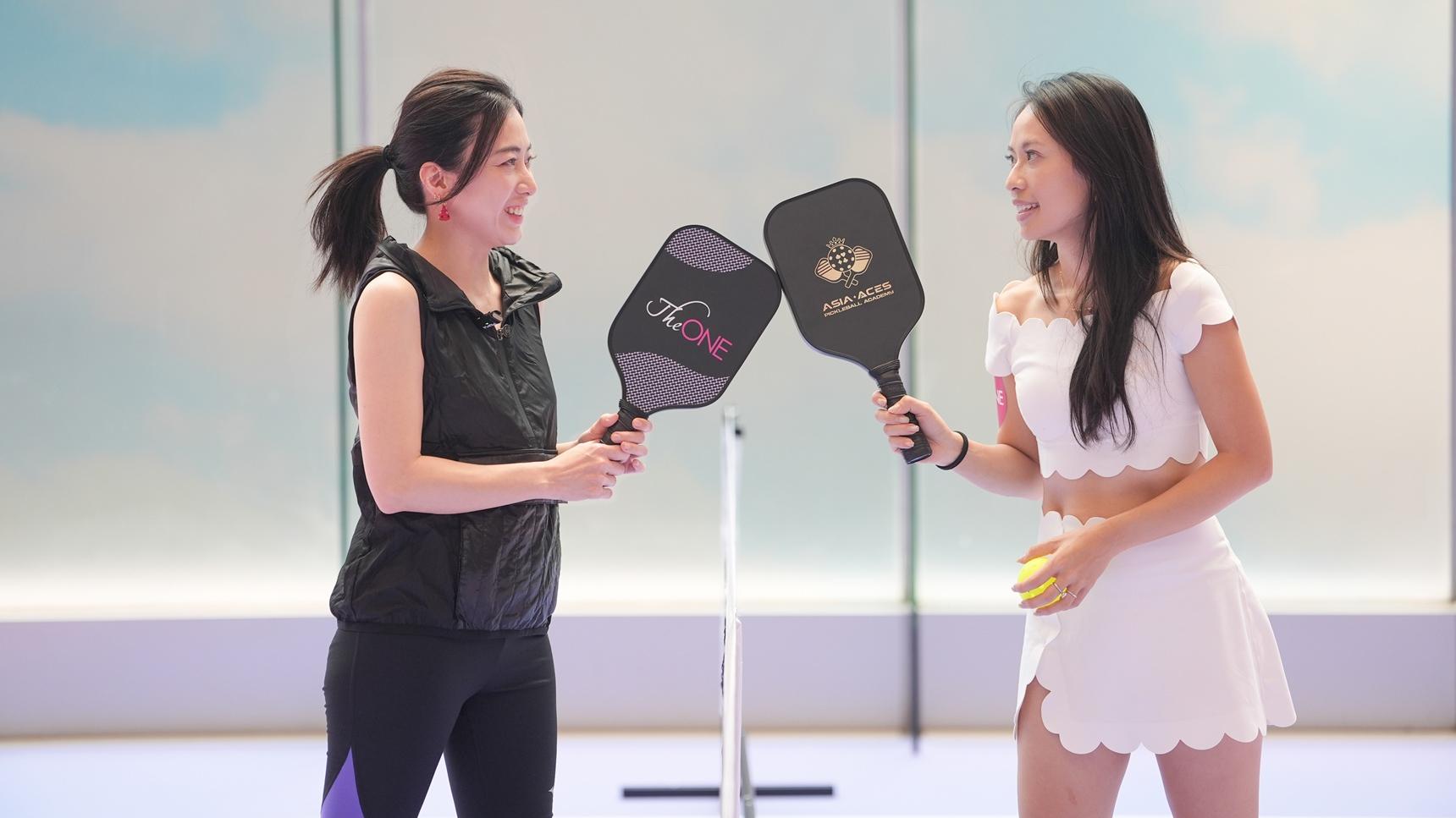 甘比試玩大熱Pickleball 融入鈎織特別版球拍