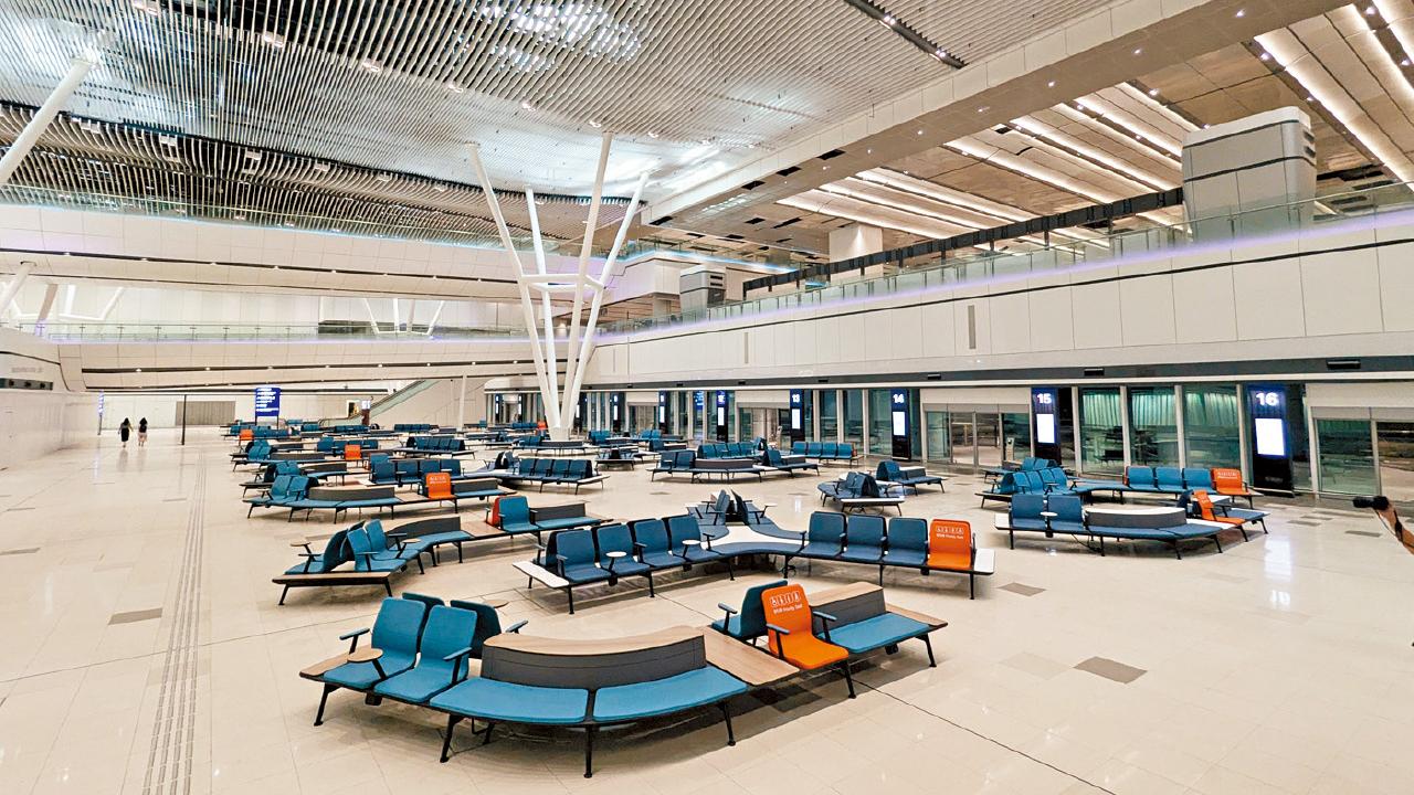 機場T2旅遊車總站下周開放 離境層料明年3月啟用