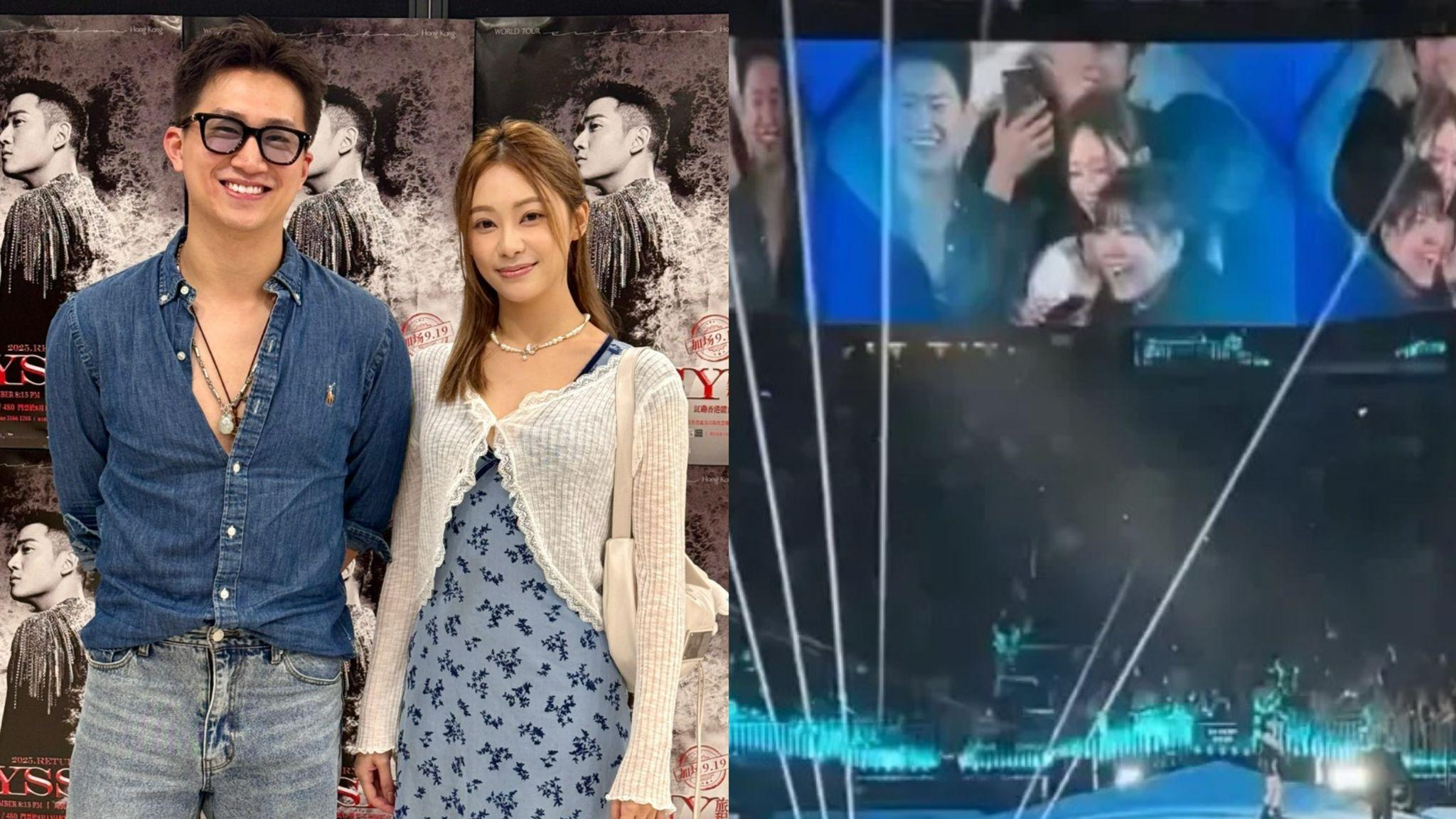 曾展望孖葉蒨文拍拖睇周興哲演唱會 紅館過萬人見證登大電視