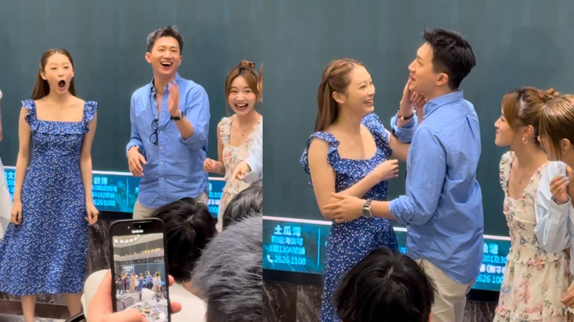 女神配對計劃｜曾展望慶功啜Sophie被發現嘴角有條菜 關嘉敏：佢都係你條菜啦依家！