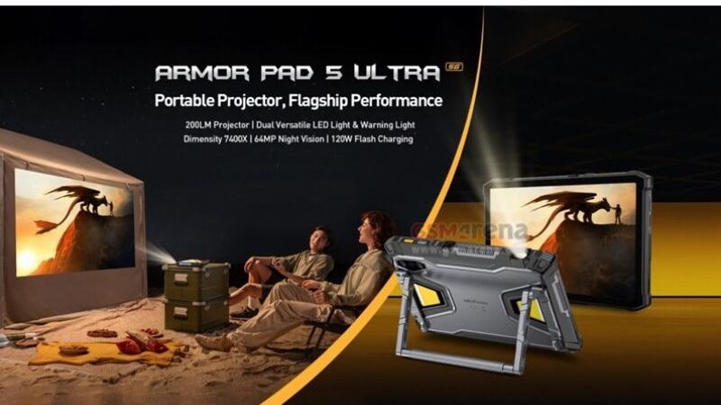 Ulefone Armor Pad 5系列平板登場　內建投影功能+20,000mAh大電量
