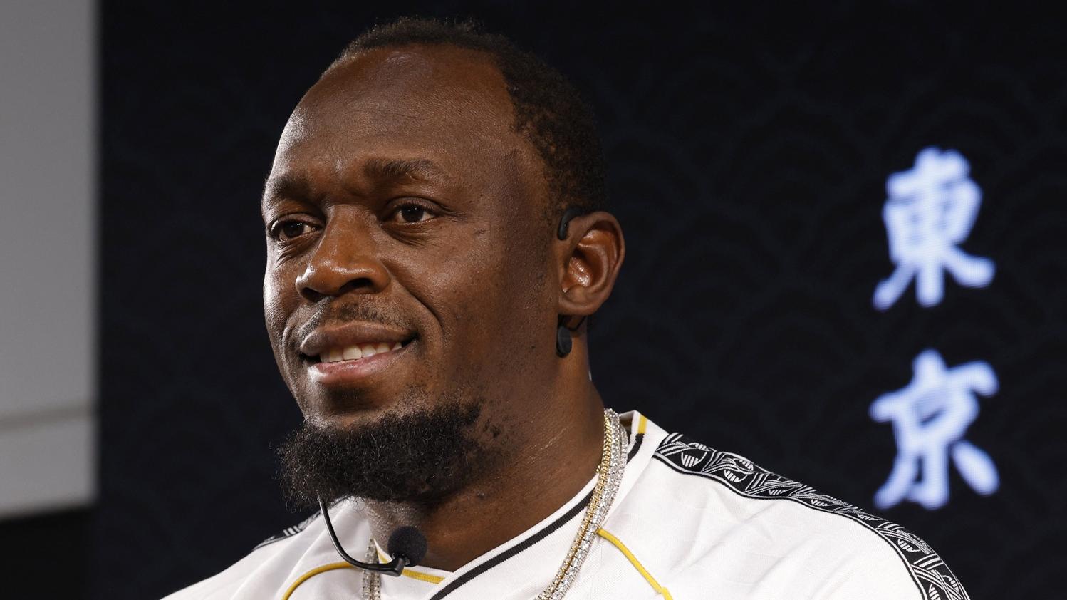 保特在世錦賽期間在東京出席活動。(路透社)