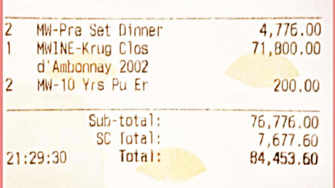 文華軒八萬晚餐的世情冷暖