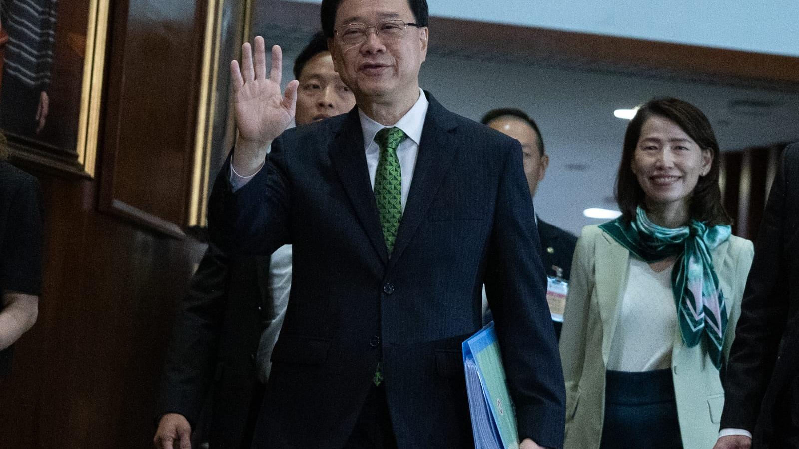 施政報告2025｜李家超今在立法會宣讀任內第四份施政報告。(蘇文傑攝)