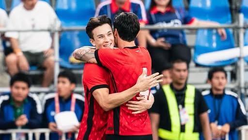 泰皇盃｜香港憑安永佳射入12碼，對伊拉克先開紀錄。（HKFA）