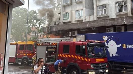 西貢發生火警。（fb「[西貢人]日報」圖片）