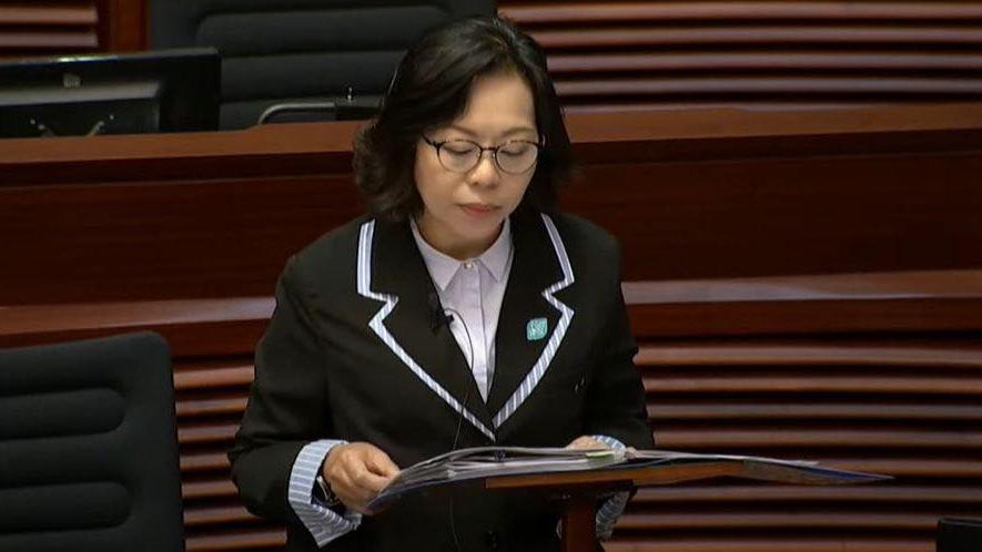 民政及青年事務局局長麥美娟。(民政及青年事務局fb)