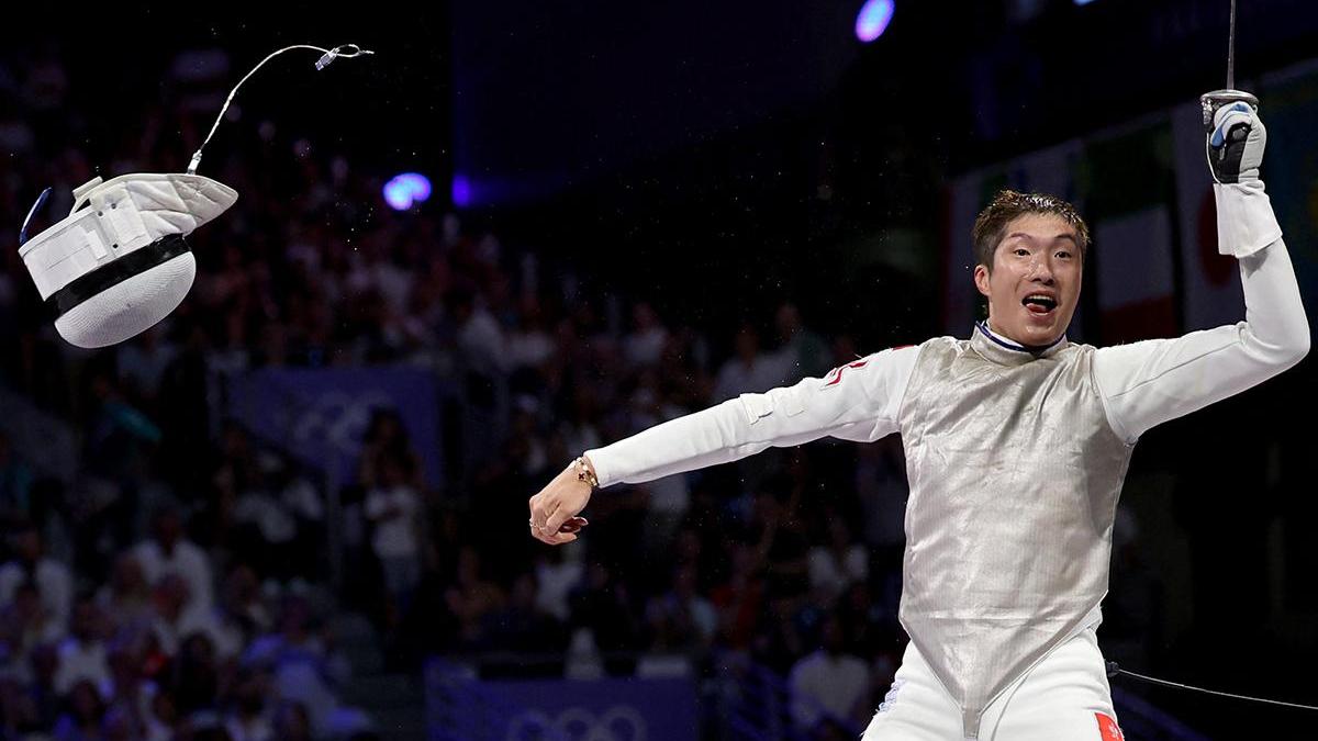 「劍神」張家朗。(資料圖片/路透社)