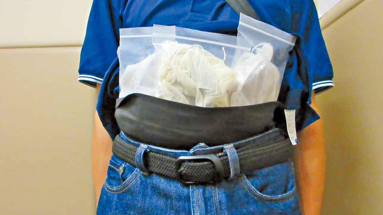 腰纏3蜥蜴疑偷運入境 59歲男子落馬洲被捕