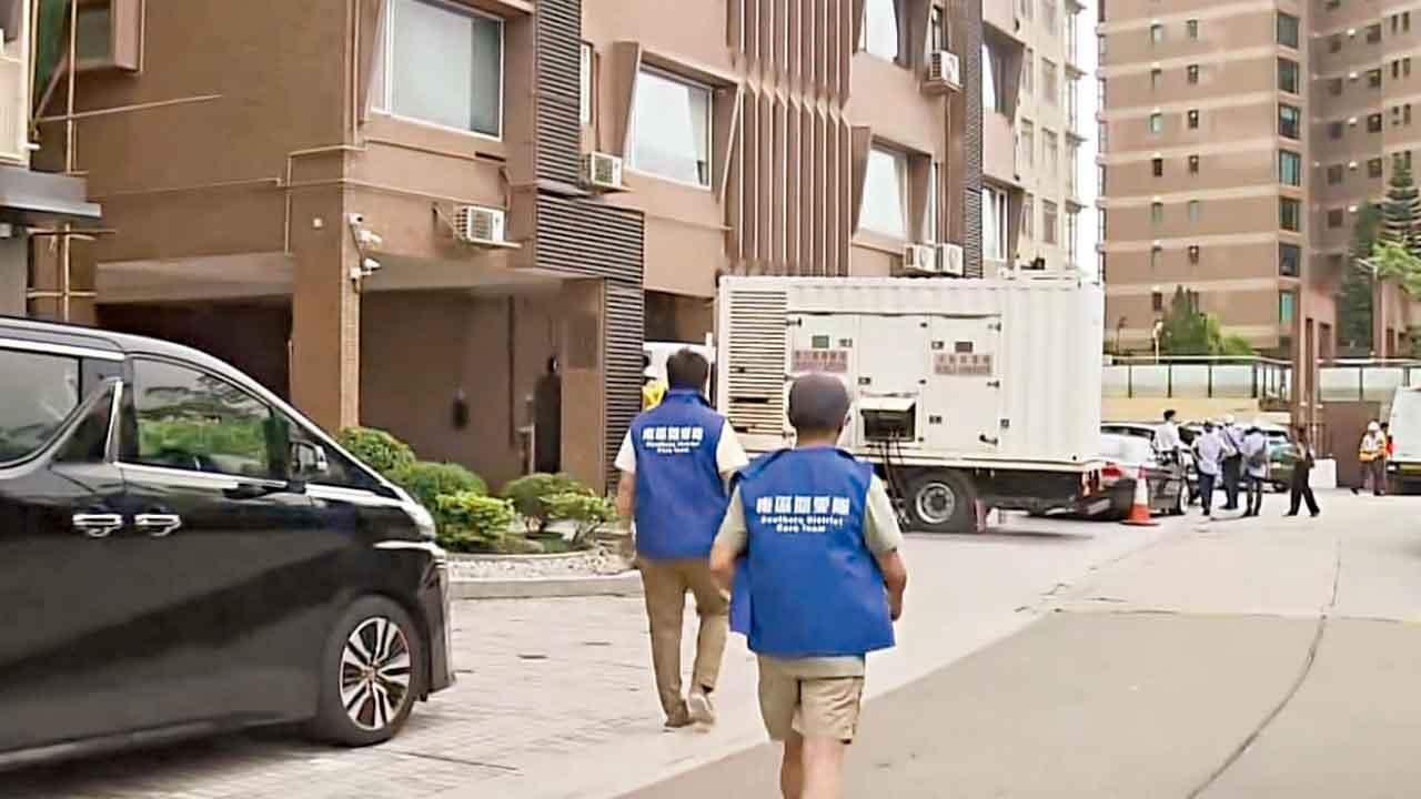 港燈高壓電纜疑遭第三方工程意外損壞 淺水灣道逾230戶一度停電