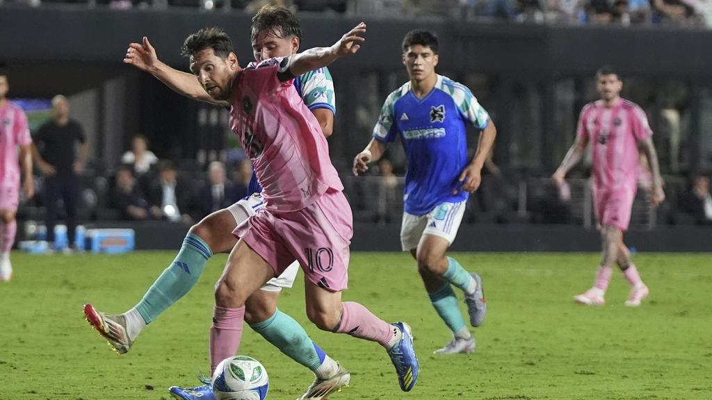 美職聯｜美斯（Lionel Messi）傳接近與國際邁亞密續約多年。（美聯社）