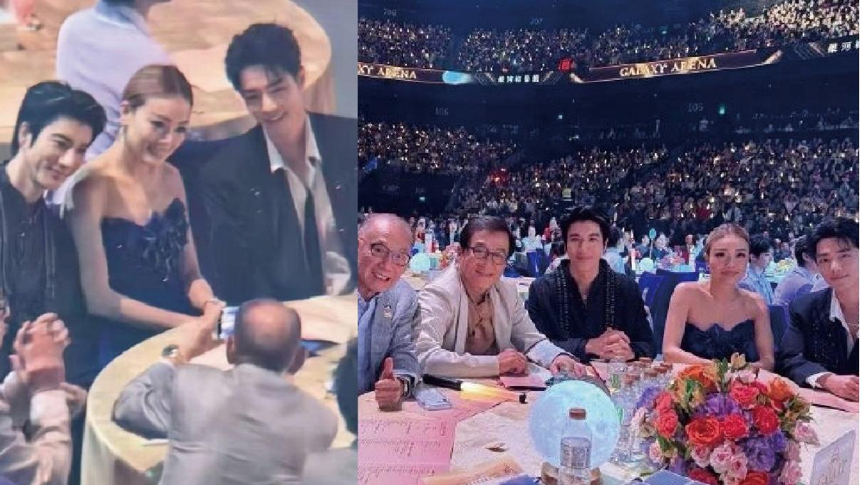 楊受成掌鏡 王力宏肖戰容祖兒世紀合照