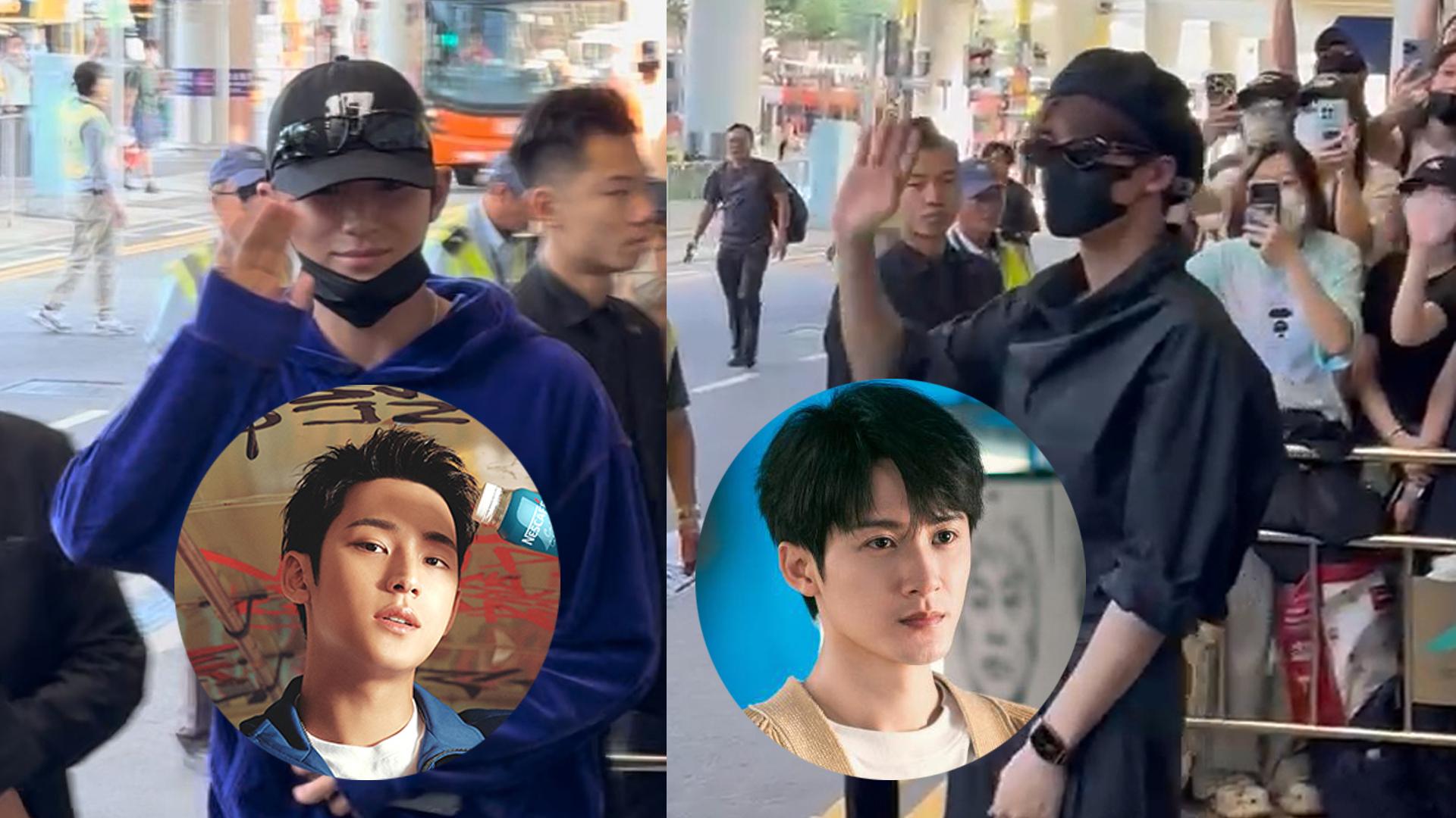 Mingyu@SEVENTEEN來港fans迫爆機場 同時仲有檀健次出閘