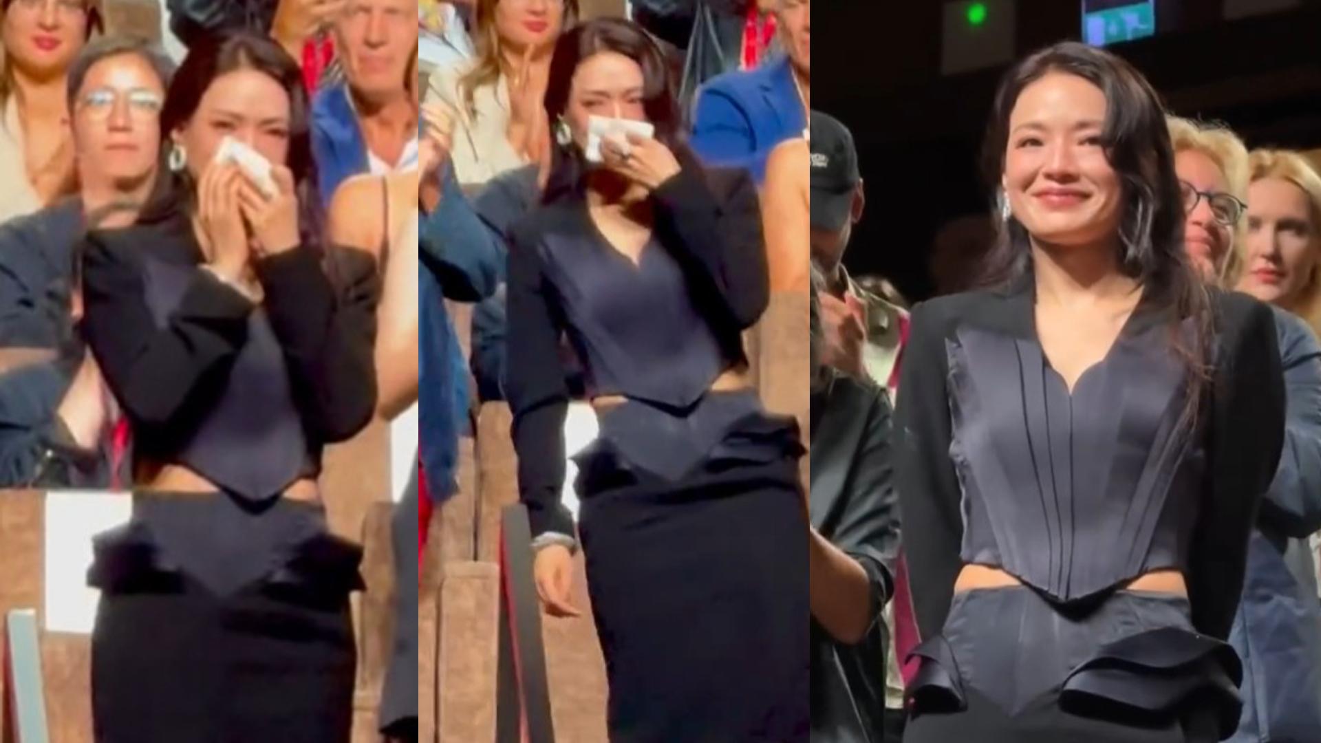 威尼斯影展︱舒淇哭成淚人 執導作《女孩》首映後觀眾掌聲如雷