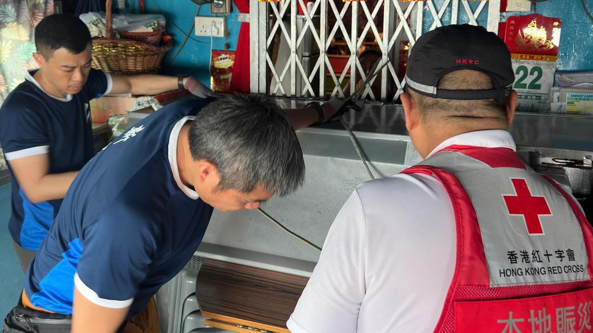 風雨前夕香港紅十字會啟動戒備行動　幫助高危社區防風防水浸