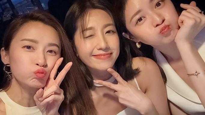 陳自瑤與美姊妹慶生 自言3人幾似樣