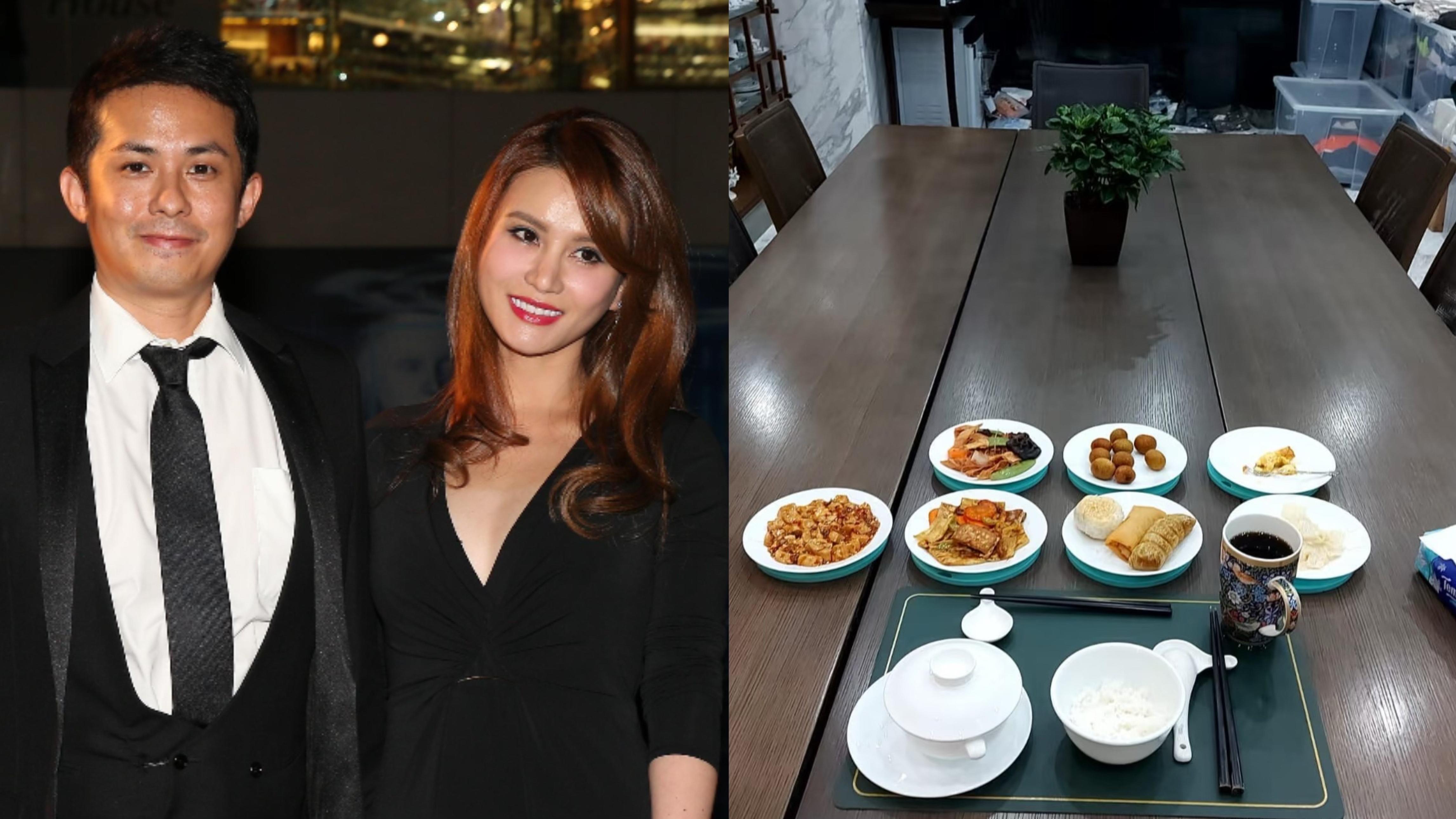 蔡一鳳在社交網分享與盛品儒的甜蜜合照。