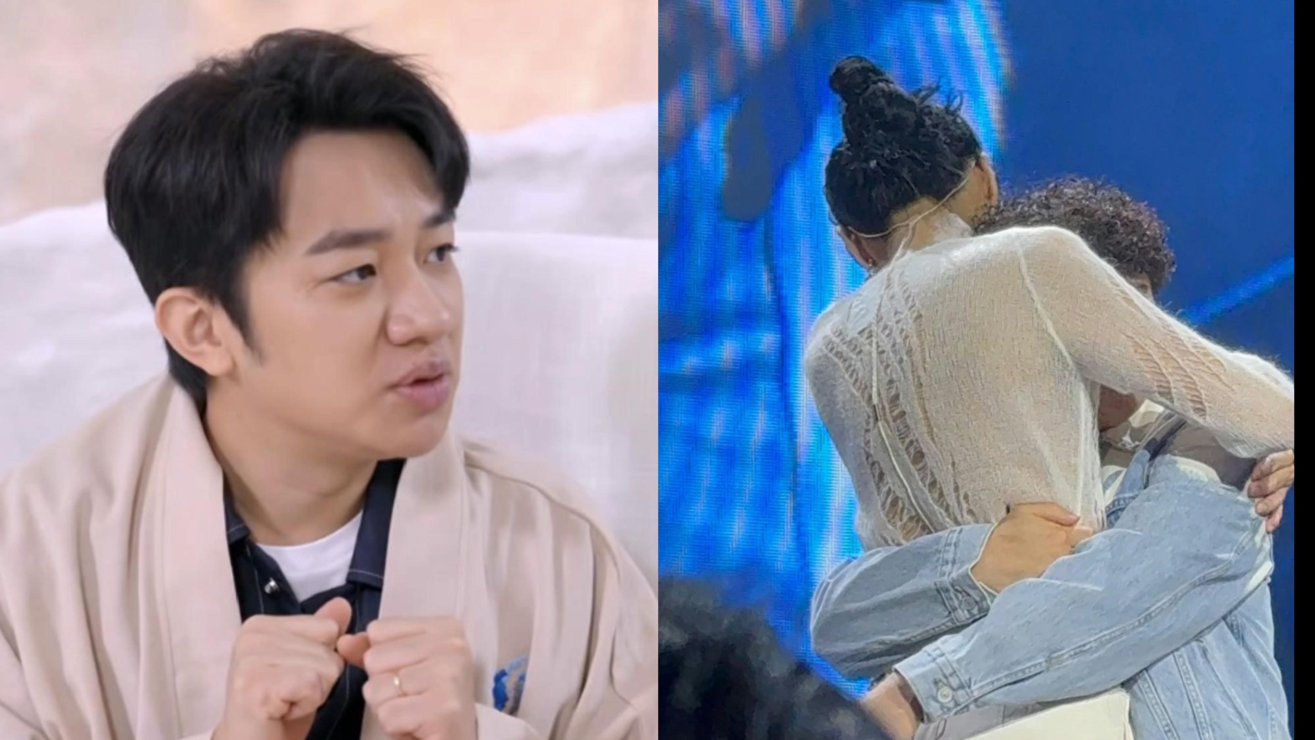 王祖藍頭部擠入索女胸前 公然挑戰李亞男底線