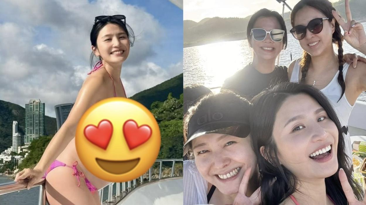 林芊妤Coffee挺白滑巨肚遊船河 升級上圍勁吸睛