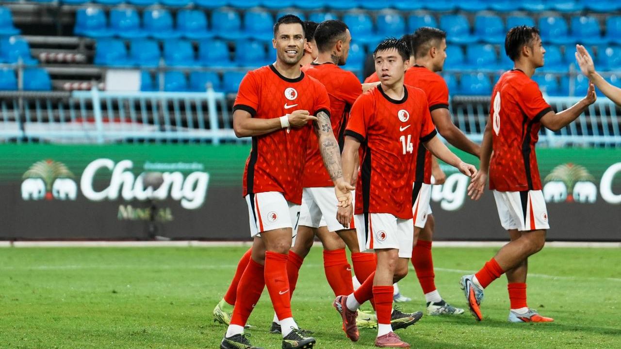 泰皇盃｜香港大勝斐濟。（HKFA）