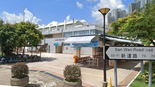 粉嶺游泳池。（Google地圖截圖）