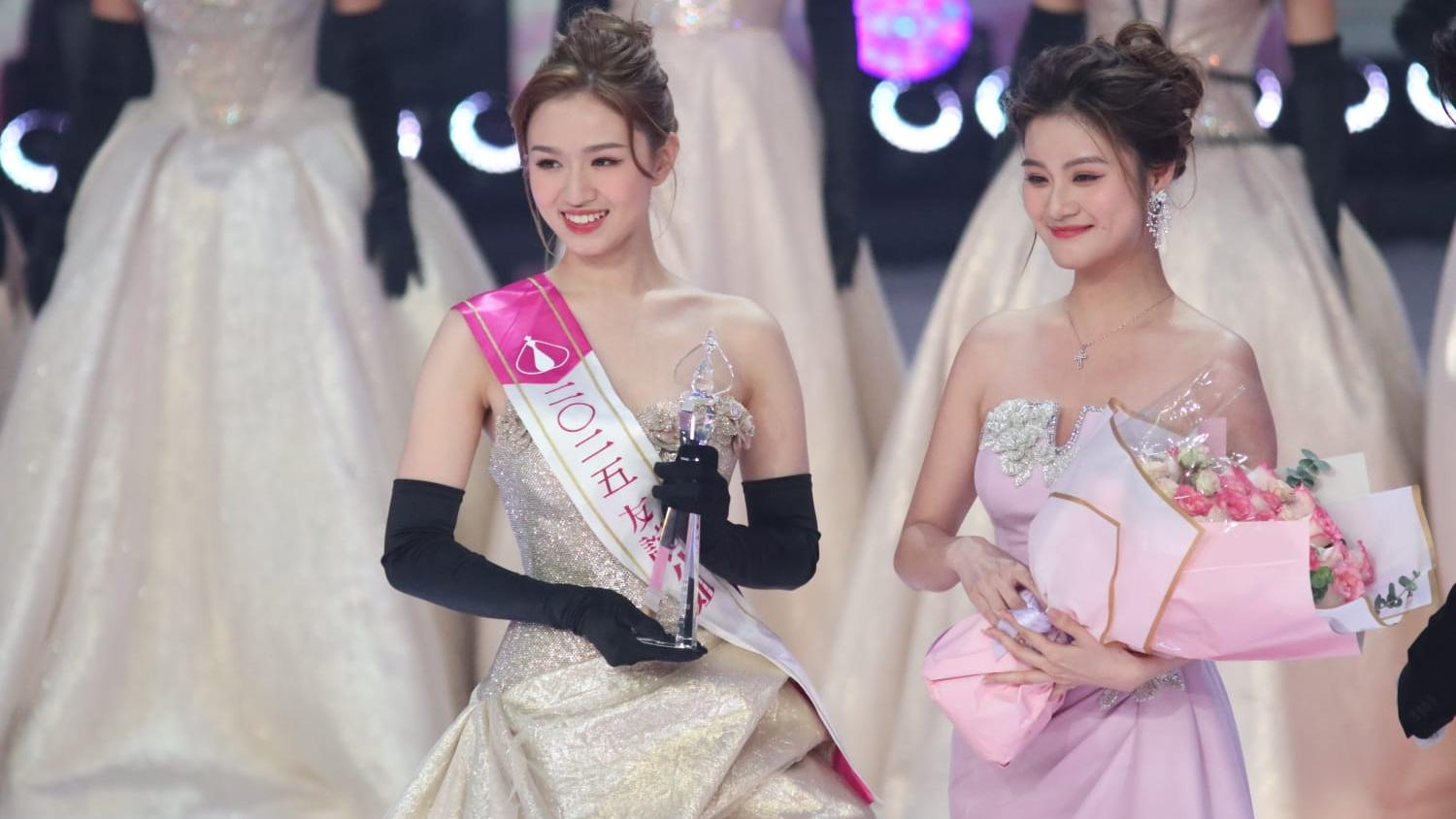 香港小姐2025|李尹嫣奪友誼小姐同最上鏡小姐 拖完張敬軒即圈粉