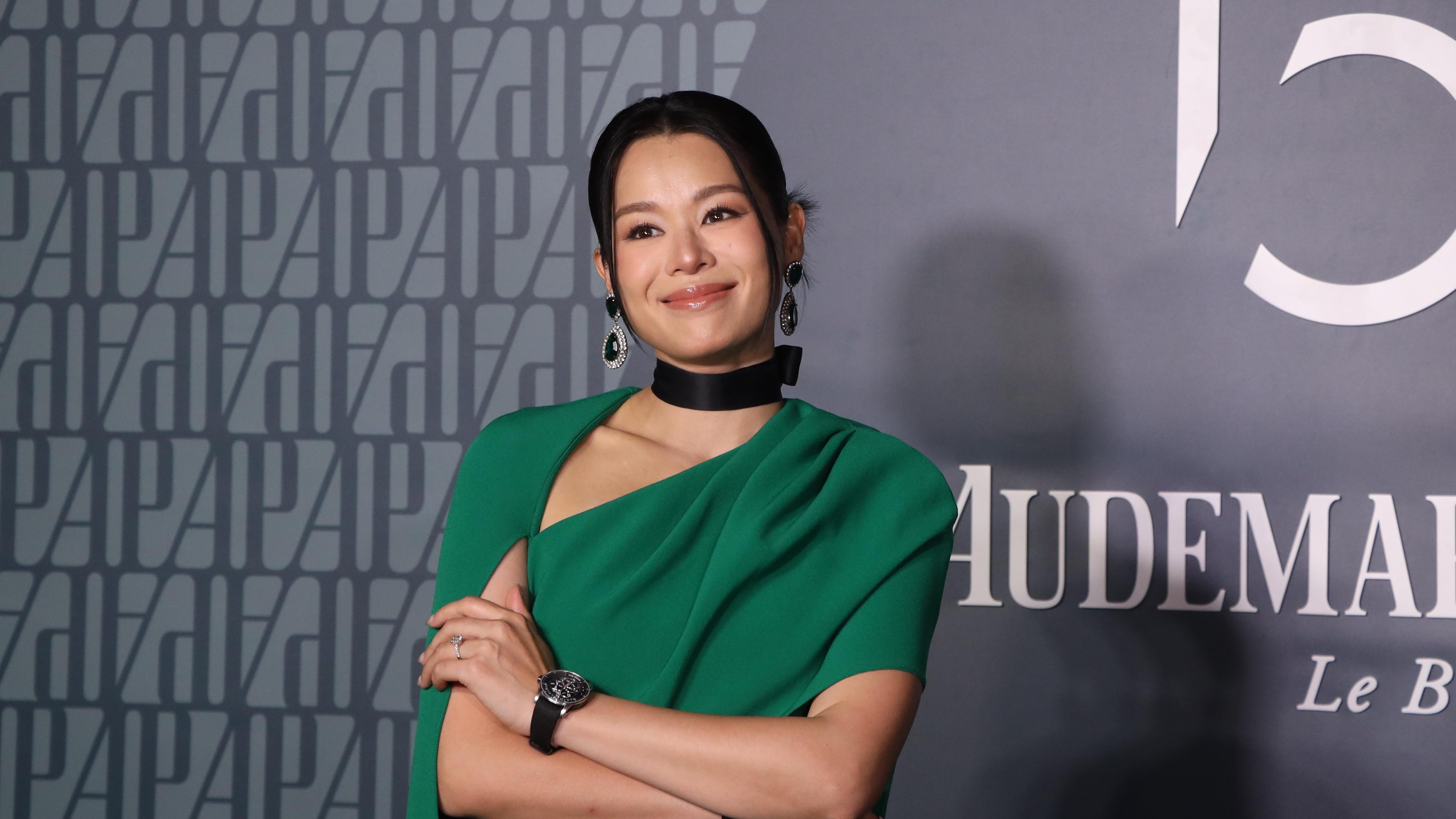 胡杏兒戴老公私伙錶出活動 與張家輝再合作超開心