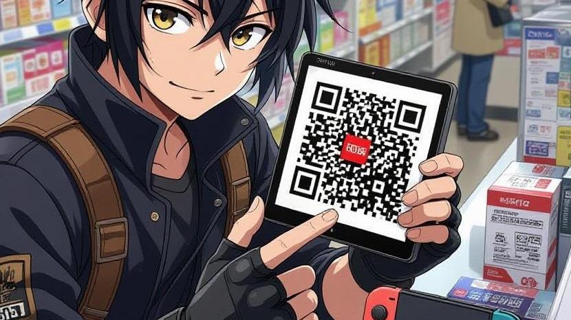 多名中國人涉盜用他人電子支付的二維碼購買遊戲機等被捕。(AI製圖)