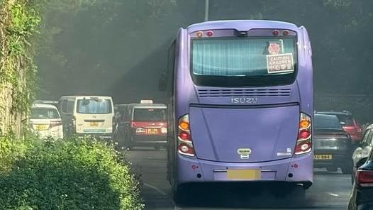 將軍澳發生交通意外。（fb「將軍澳主場」圖片）