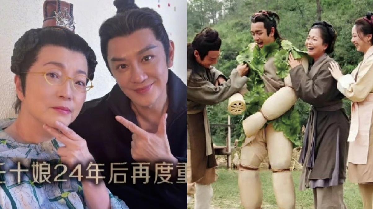 陳浩民24年後再扮哪吒 與苑瓊丹重現《封神榜》名場面