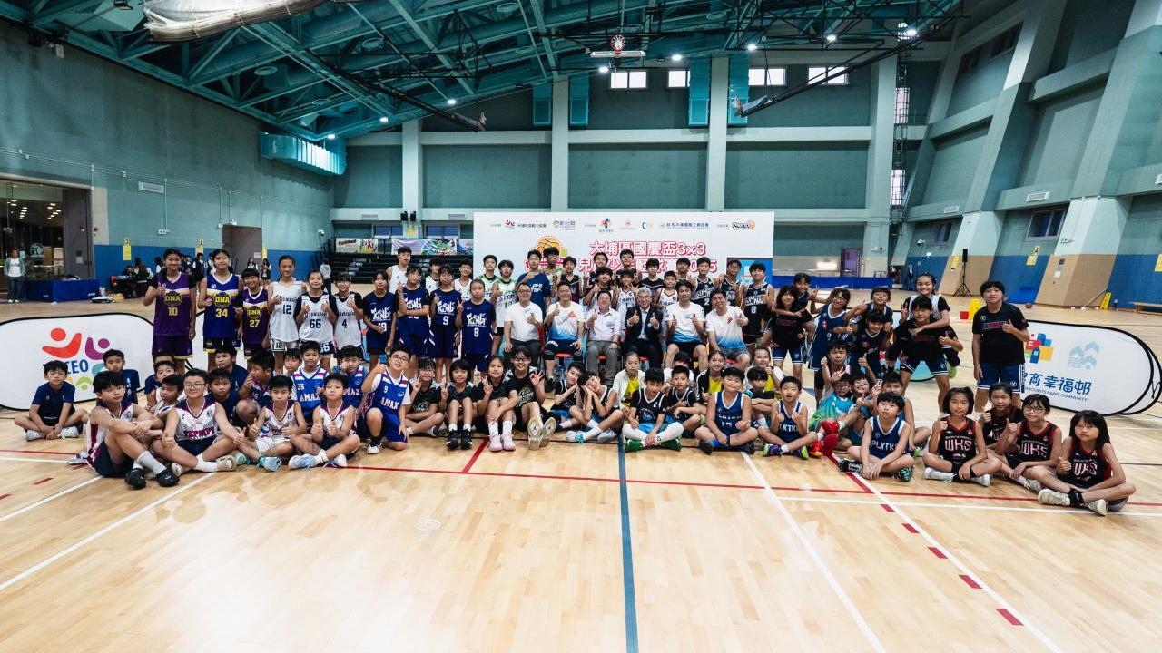 大埔區國慶盃3x3兒童少年籃球賽 Alpha Step/DNA分奪U13男女子冠軍